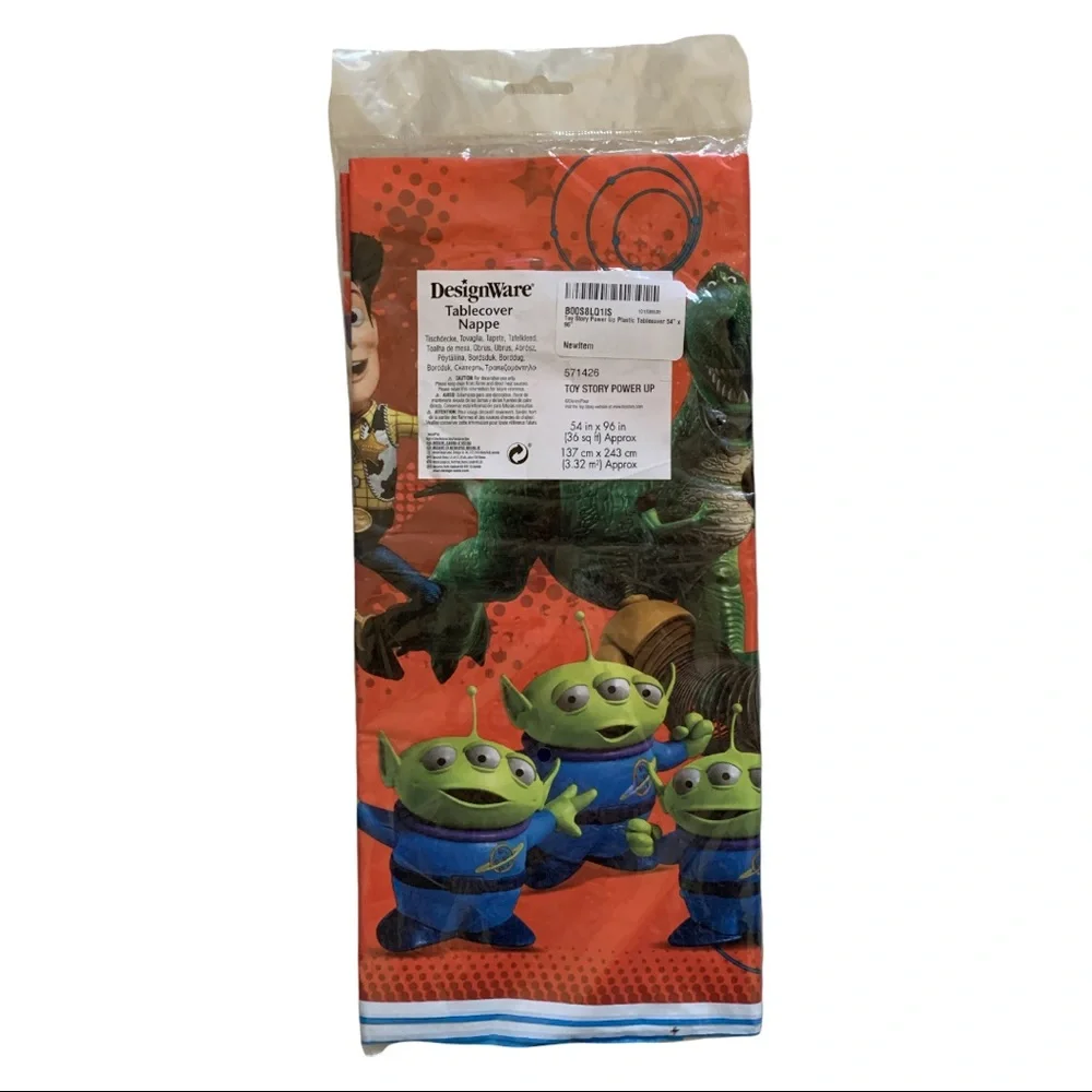 DesignWare Disney Toy Story Kid’s Plastic Party Table Cover